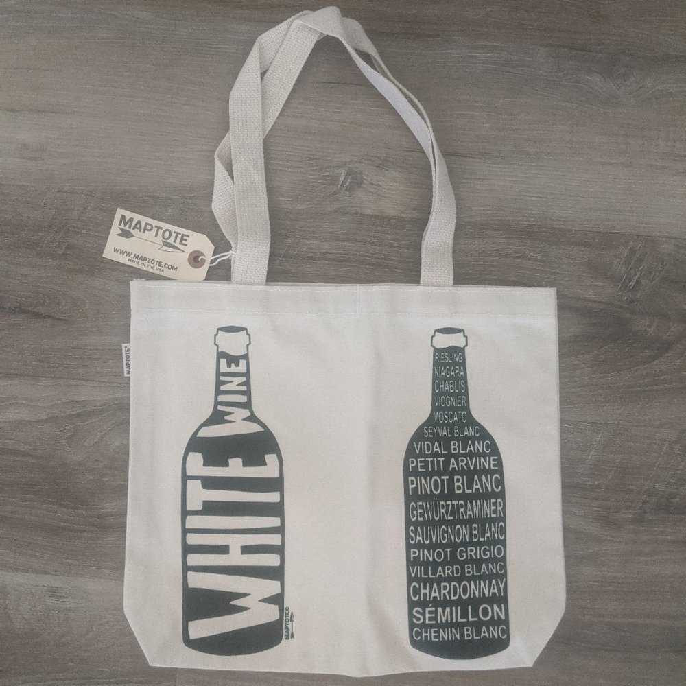 MAPTOTE Double Reusable Wine Tote